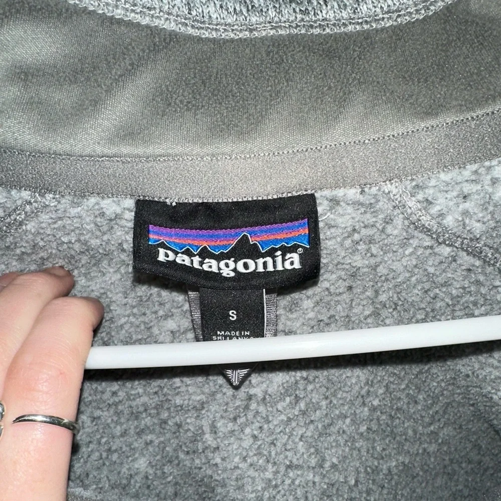 Women’s Small Gray Patagonia Fleece - Picture 5 of 12